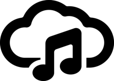 Music On Cloud Tracing Svg Vector, Free Vectors File
